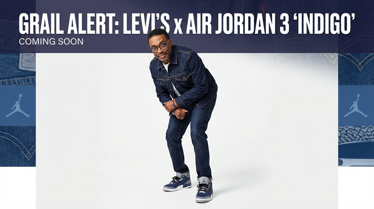 Grail Alert: Spike Lee Debuts Levi's x Air Jordan 3 'Indigo'
