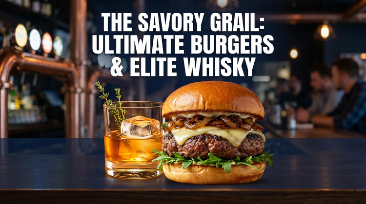 The Savory Grail: Why Elite Whisky Bars Serve Ultimate Burgers