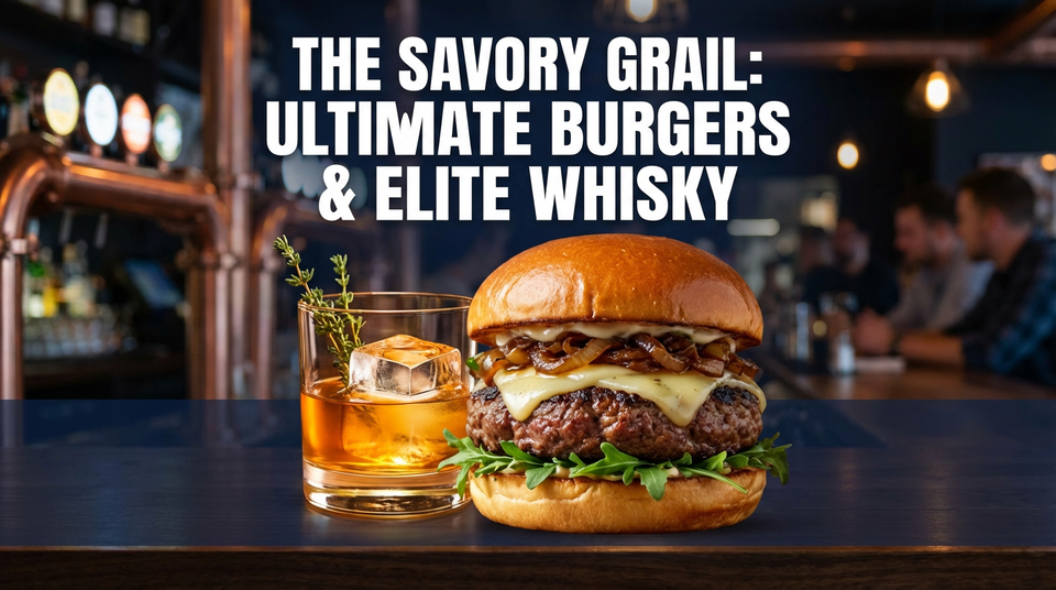 The Savory Grail: Why Elite Whisky Bars Serve Ultimate Burgers